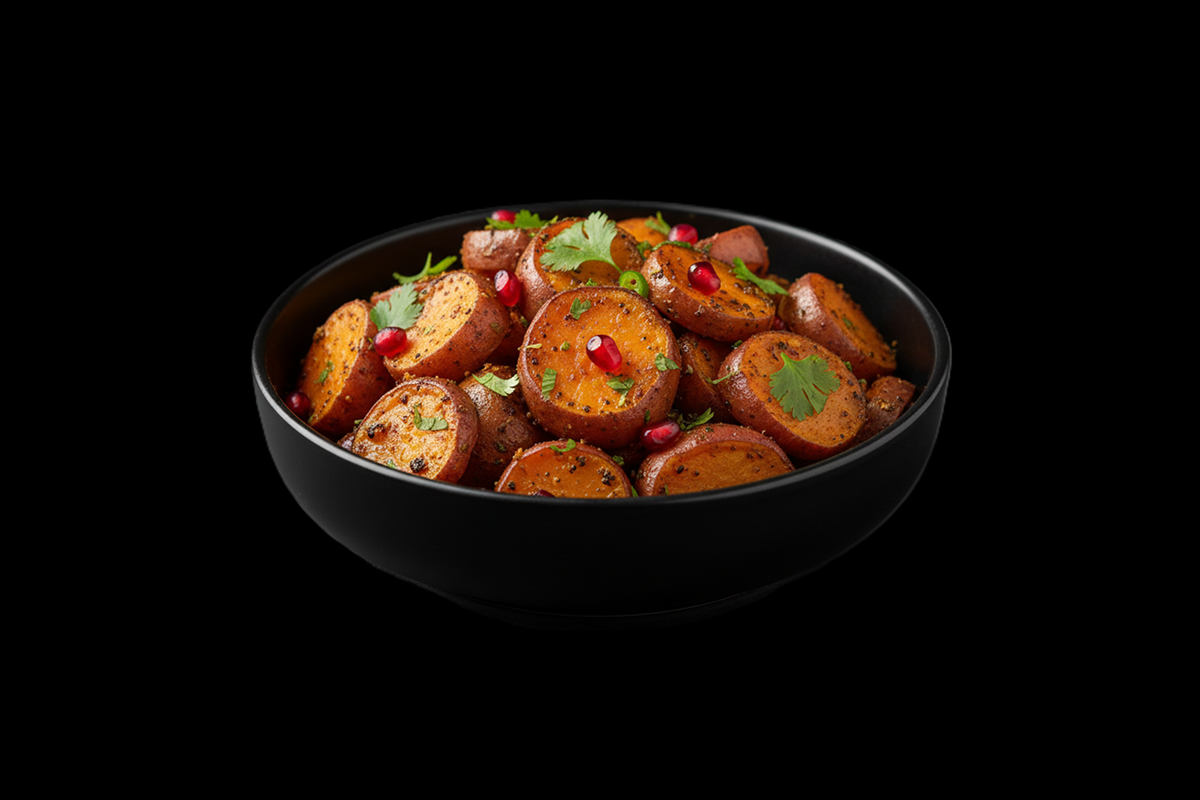 Sweet Potato Chaat (V)